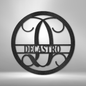 Circle Vine Name Monogram