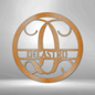 Circle Vine Name Monogram