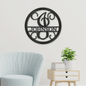Circle Vine Name Monogram