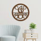 Circle Vine Name Monogram
