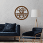 Circle Vine Name Monogram