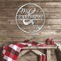 Mr. & Mrs. Circle Custom Monogram