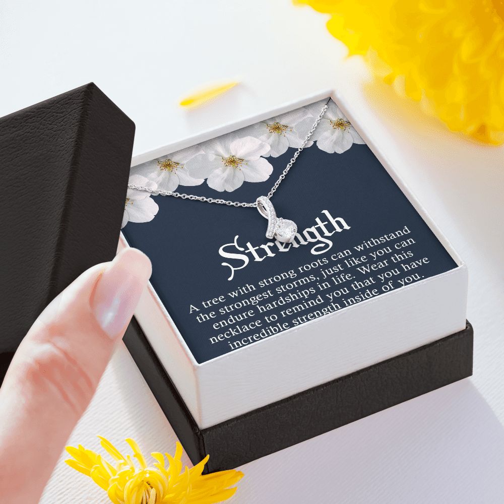 ALLURING BEAUTY NECKLACE FOR FRIENDS AND FAMILY, MOTIVATE YOUR LOVED ONES WITH THIS BEAUTIFUL MESSAGE CARD, UNIQUE GIFT FOR HER