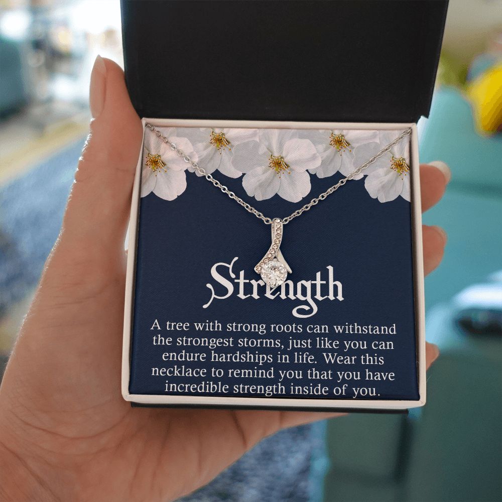 ALLURING BEAUTY NECKLACE FOR FRIENDS AND FAMILY, MOTIVATE YOUR LOVED ONES WITH THIS BEAUTIFUL MESSAGE CARD, UNIQUE GIFT FOR HER