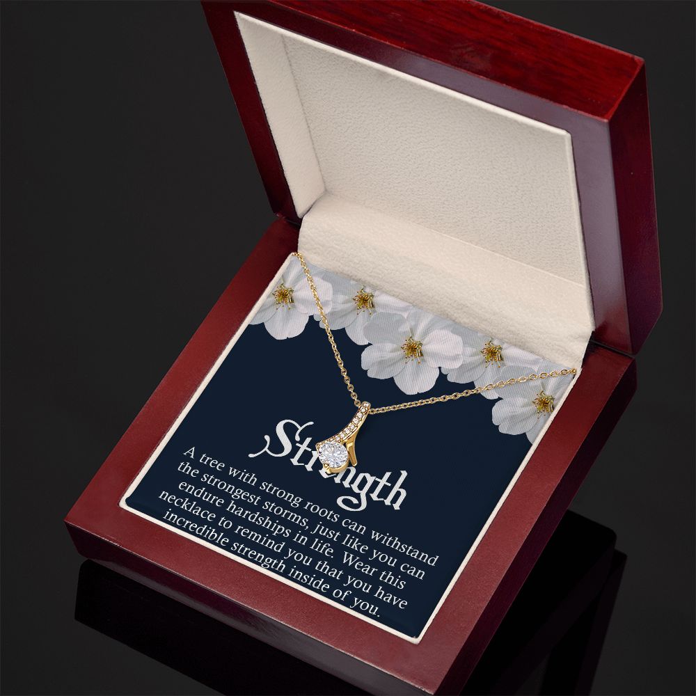 ALLURING BEAUTY NECKLACE FOR FRIENDS AND FAMILY, MOTIVATE YOUR LOVED ONES WITH THIS BEAUTIFUL MESSAGE CARD, UNIQUE GIFT FOR HER