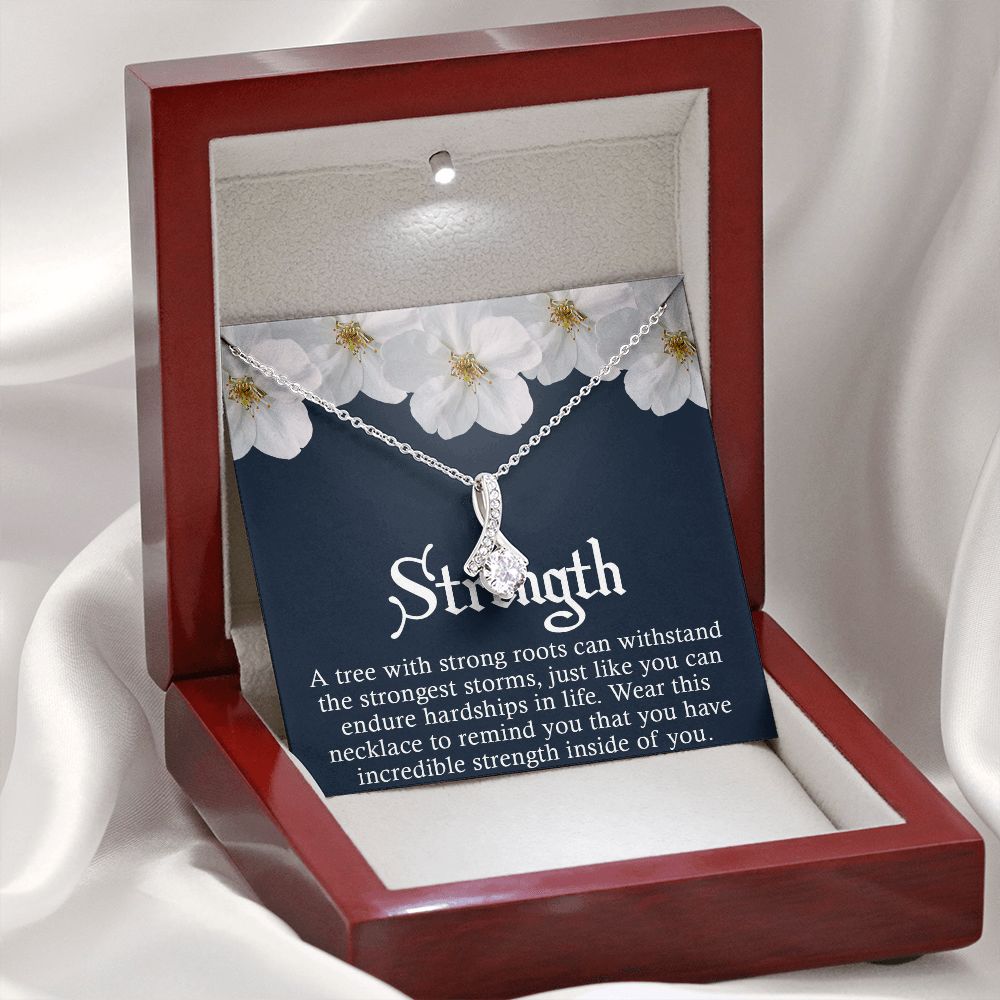 ALLURING BEAUTY NECKLACE FOR FRIENDS AND FAMILY, MOTIVATE YOUR LOVED ONES WITH THIS BEAUTIFUL MESSAGE CARD, UNIQUE GIFT FOR HER