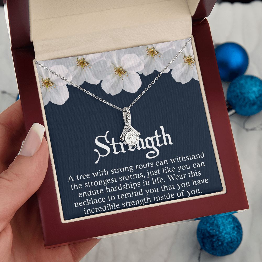 ALLURING BEAUTY NECKLACE FOR FRIENDS AND FAMILY, MOTIVATE YOUR LOVED ONES WITH THIS BEAUTIFUL MESSAGE CARD, UNIQUE GIFT FOR HER