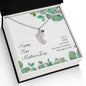 ENGRAVED BABY FEET WITH NAME AND BIRTHSTONE, NECKLACE GIFT FOR MOM WITH KIDS NAME, WITH MESSAGE CARD, HAPPY FIRST MOTHER'S DAY GIFT FOR MOM FROM SON/DAUGHTER