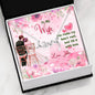 To My Wife, You Make My Heart Melt And Fill It With Love Customized Scripted Necklace, Personalized Gift For Her, Couple Gifts, Gift For Valentine's Day