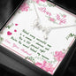 Dear Wife Scripted Love Necklace, Pendant For Her, Gift For Valentine's Day, Christmas, Anniversary, Couple Jewelry, Gold/Silver Pendant, Present For Her