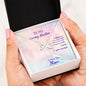 To My Loving Mother Necklace With Message Card