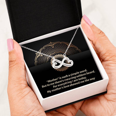 Premium Infinity Love Necklace For Mother