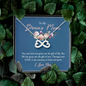 My Bonus Mom, Infinity Hearts Necklace, Mother’s Day Gift For Her, Christmas, Birthday, Anniversary, Gift For Her, Jewelry For Her, Necklace For Her, Pendant For Her