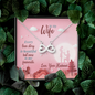 To My Wife, Infinity Hearts Necklace With Message Card, Jewelry For Her, Anniversary, Birthday, Gift For Her, Pendant For Her, Delightful Necklace With Message Card
