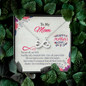 To My Mom, Infinity Hearts Necklace With You Want Is Your Child To Be Happy That's What I've Learned Message Card, Mother's Day Gift , Pendant For Her, Jewelry For Her