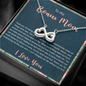 My Bonus Mom, Infinity Hearts Necklace, Mother’s Day Gift For Her, Christmas, Birthday, Anniversary, Gift For Her, Jewelry For Her, Necklace For Her, Pendant For Her