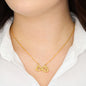Best Gift For Mother's Day - Message Card Necklace