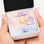 To My Loving Mother Necklace With Message Card