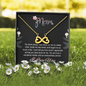Mom, Infinity Hearts Necklace With You Are Truly A Wonderful Mother and An Extraordinary Person Message Card, Mother's Day Gift, Birthday, Anniversary, Pendant For Her, Jewelry For Her