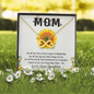 Mom, Infinity Hearts Necklace With I Need To Say You I Love You Message Card, Anniversary, Mother's Day Gift From Daughter, Birthday, Pendant For Her, Jewelry For Her