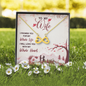 To My Wife, Infinity Hearts Necklace With I Promise You My Whole Life & Whole Heart Message Card, Jewelry For Her, Birthday Gift, Anniversary, Gift For Her, Pendant For Her
