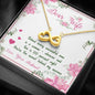 Dear Wife-You Are The Behind My Success Infinity Pendant, Couple Collection, Gift For Birthday, Anniversary, Valentine's Day, Couple Necklace, Infinity Shape Pendant