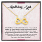 Birthday Girl , Infinity Hearts Necklace, Pendant For Her, Birthday Gift For Her, Jewelry For Her, Gift For Her, Present For Her Birthday, Necklace For Her