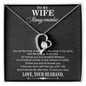 To My Wife Always Remember, Forever Love Necklace With If There's Life After That, I'll Love You Then Message Card, Anniversary, Birthday, Gift For Her, Jewelry For Her, Pendant For Her