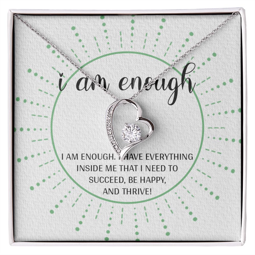 Forever Love Necklace with message card, Gift To Self Motivate your loved ones, unique Gift for family and Friends, Gift for all occasion etc