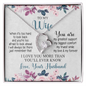 To My Wife, Forever Love Necklace With I Love You More Than You'll Ever Know Message Card, Pendant For Her, Birthday, Anniversary, Gift For Her, Jewelry For Her