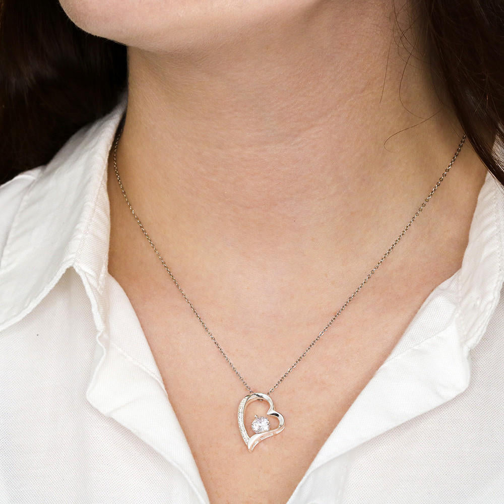 Forever Love Necklace, To My Future Wife, Necklace With Message Card, Birthday Gift For Her