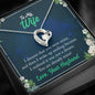 To My Wife You Are Mine Heart Pendant, Couple Collection, Gift For Birthday, Anniversary, Valentine's Day, Christmas, Necklace With A beautiful Message Card