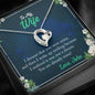 Personalized Heart Necklace For Your Wife, Custom Couple Gifts, Gold/Silver Necklace For Your Better Half, Gift For Birthday Or Valentine's Day, Jewelry For Her