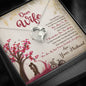 Dear Wife You Are My Best Friend, Soulmate And Everything Heart Necklace, Pendant For wife, Gift For Anniversary, Christmas And Valentine's Day, Silver/ Golden Heart Shape Pendant For Wife