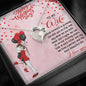Couple Collection For Valentine's Day, Necklace With Message Card, To My Wife I Look Forward To Growing Old with You Necklace, Couple Jewelry, Gold/Silver Necklace