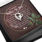 Mother In Law Necklace With Message Card, I Feel So Lucky To Have You In My Life, Mother's Day Necklace, Heart Necklace, Birthday Gift, Christmas Gift
