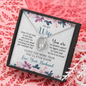 To My Wife, Forever Love Necklace With I Love You More Than You'll Ever Know Message Card, Pendant For Her, Birthday, Anniversary, Gift For Her, Jewelry For Her