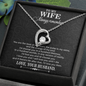 To My Wife Always Remember, Forever Love Necklace With If There's Life After That, I'll Love You Then Message Card, Anniversary, Birthday, Gift For Her, Jewelry For Her, Pendant For Her