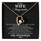 To My Wife Always Remember, Forever Love Necklace With If There's Life After That, I'll Love You Then Message Card, Anniversary, Birthday, Gift For Her, Jewelry For Her, Pendant For Her