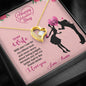 To My Wife, With You I Can Be My Silliest Best, You are My Better Half In The Truest Sense, Personalized Couple Gift, Forever Love Necklace, Gold Silver Pendant