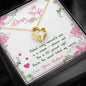 Heart Pendant For Wife, You Are The Secret Behind My Success Pendant For Wife, Couple Collection, Silver And Golden Necklace, Couple Collection, Gift For Anniversary, Valentine's Day And Birthday