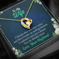 To My Wife You Are Mine Heart Pendant, Couple Collection, Gift For Birthday, Anniversary, Valentine's Day, Christmas, Necklace With A beautiful Message Card
