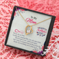 To My Mom, Forever Love Necklace With You Want Is Your Child To Be Happy That's What I've Learned Message Card, Mother's Day Gift , Pendant For Her, Jewelry For Her
