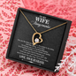 To My Wife Always Remember, Forever Love Necklace With If There's Life After That, I'll Love You Then Message Card, Anniversary, Birthday, Gift For Her, Jewelry For Her, Pendant For Her