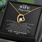 To My Wife Always Remember, Forever Love Necklace With If There's Life After That, I'll Love You Then Message Card, Anniversary, Birthday, Gift For Her, Jewelry For Her, Pendant For Her