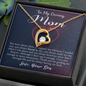 Caring Mom, Forever Love Necklace, Necklace For Her From Her Son, Birthday, Anniversary, Christmas, Mother's Day, Pendant For Her, Jewelry For Her, Gift For Her From Her Son