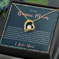 My Bonus Mom, Forever Love Necklace, Mother’s Day Gift For Her, Christmas, Birthday, Anniversary, Gift For Her, Jewelry For Her, Necklace For Her, Pendant For Her