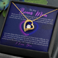To My Bonus Mom, Forever Love Necklace, Mother’s Day Gift Pendant For Her, Christmas, Birthday, Anniversary, Gift For Her, Jewelry For Her, Necklace For Her