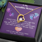 To My Incredible Mummy, Forever Love Necklace, Mother's Day Gift, Birthday Gift, Christmas, Anniversary, Gift For Her, Valentine's Day, Jewelry For Her