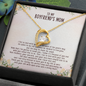 To My Boyfriend's Mom, Forever Love Necklace With Thank You For Raising The Perfect Man Message Card, Mother's Day Gift, Anniversary, Birthday, Jewelry For Her, Pendant For Her